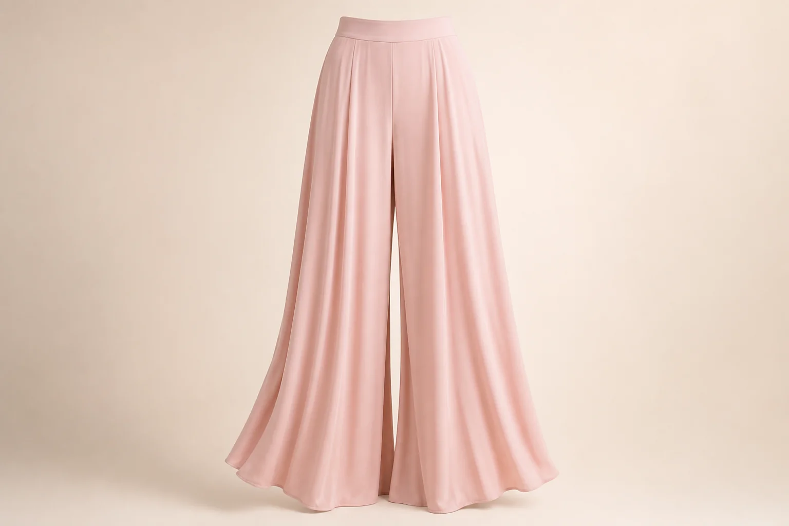 Blush palazzo pants