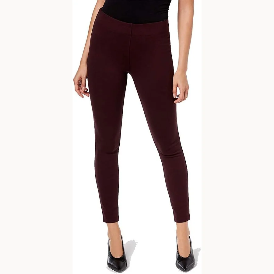 Maison Jules pull-on skinny pants in new wine